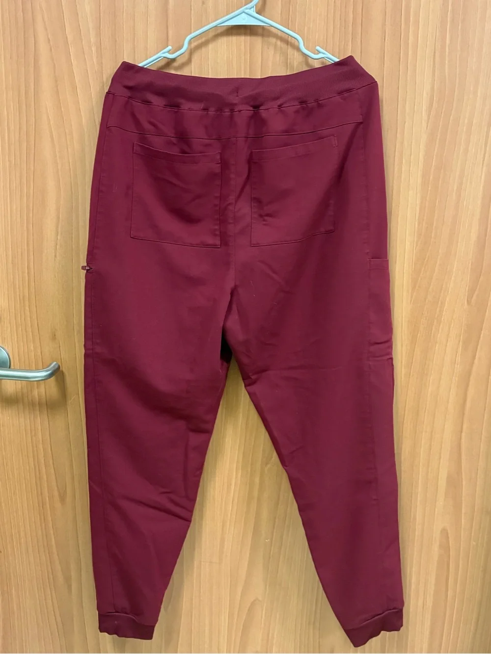 Fabletics HW On-Call jogger scrub pants in Wine